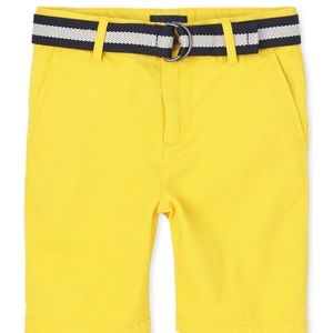 Yellow Chino Shorts